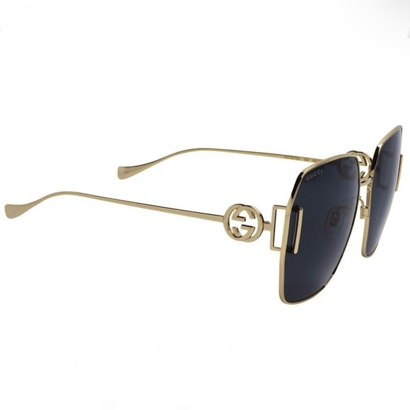 NEW GUCCI AUTHENTIC DESIGNER SQUARE SUNGLASSES - Picture 5 of 12